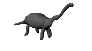 Very early stage of creating a Plant Eater for my animation